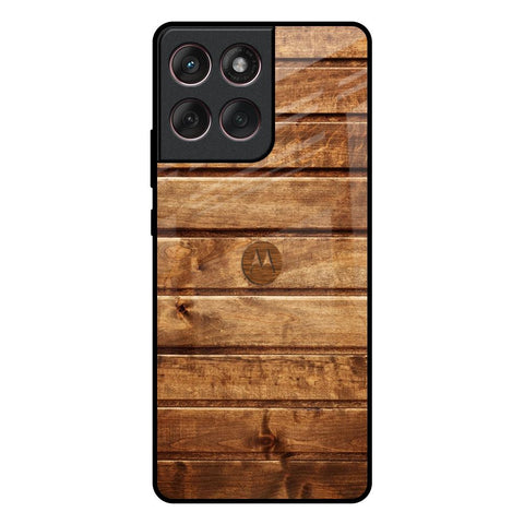 Wooden Planks Motorola Edge 60 Fusion 5G Glass Back Cover Online