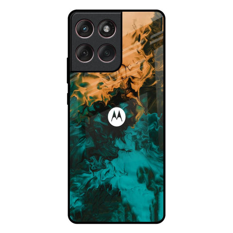 Watercolor Wave Motorola Edge 60 Fusion 5G Glass Back Cover Online
