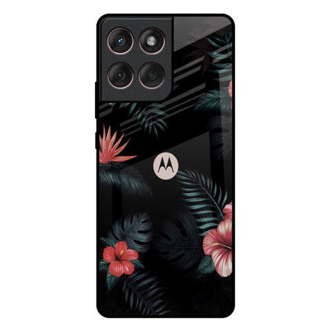 Tropical Art Flower Motorola Edge 60 Fusion 5G Glass Back Cover Online