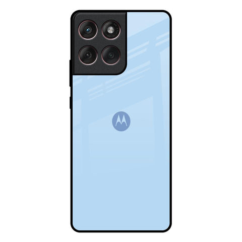 Pastel Sky Blue Motorola Edge 60 Fusion 5G Glass Back Cover Online