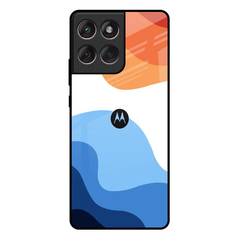 Wavy Color Pattern Motorola Edge 60 Fusion 5G Glass Back Cover Online