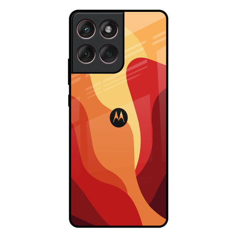 Magma Color Pattern Motorola Edge 60 Fusion 5G Glass Back Cover Online