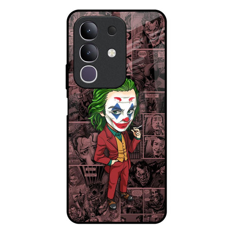 Joker Cartoon Vivo T4x 5G Glass Back Cover Online