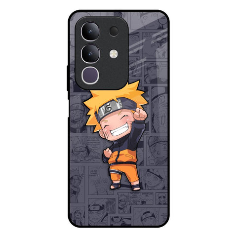 Orange Chubby Vivo T4x 5G Glass Back Cover Online