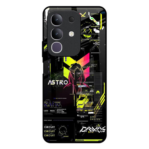 Astro Glitch Vivo T4x 5G Glass Back Cover Online