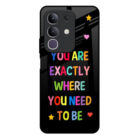 Magical Words Vivo T4x 5G Glass Back Cover Online