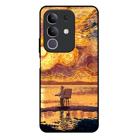 Sunset Vincent Vivo T4x 5G Glass Back Cover Online