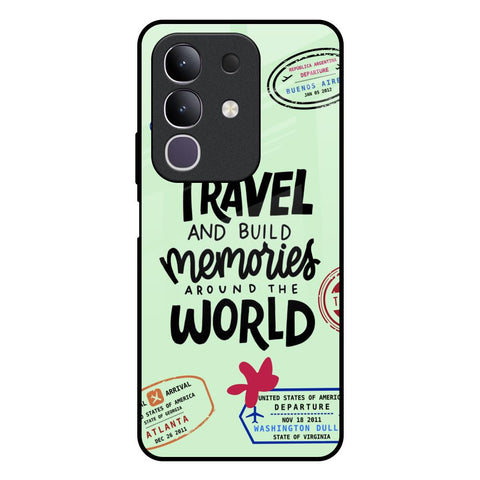 Travel Stamps Vivo T4x 5G Glass Back Cover Online