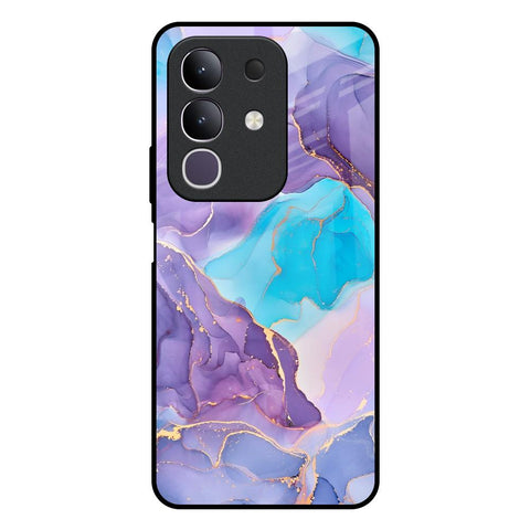 Alcohol ink Marble Vivo T4x 5G Glass Back Cover Online