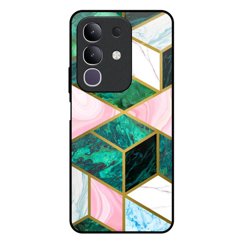Seamless Green Marble Vivo T4x 5G Glass Back Cover Online