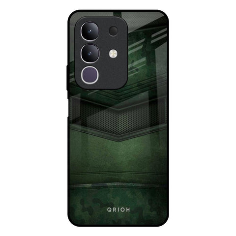 Green Leather Vivo T4x 5G Glass Back Cover Online