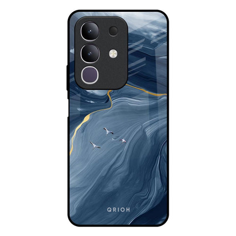 Deep Ocean Marble Vivo T4x 5G Glass Back Cover Online
