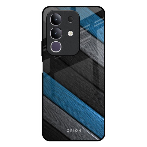Multicolor Wooden Effect Vivo T4x 5G Glass Back Cover Online