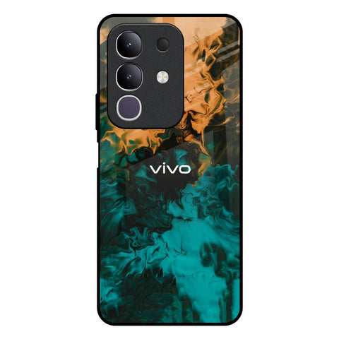 Watercolor Wave Vivo T4x 5G Glass Back Cover Online