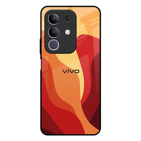 Magma Color Pattern Vivo T4x 5G Glass Back Cover Online