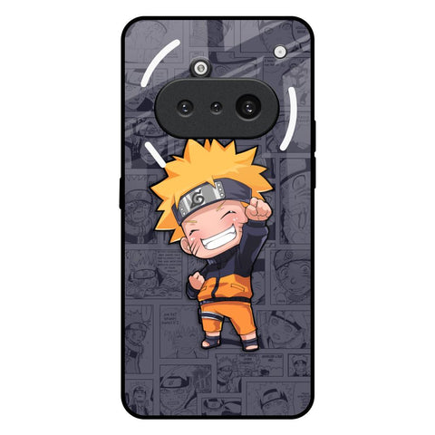 Orange Chubby Nothing Phone 3a Glass Back Cover Online