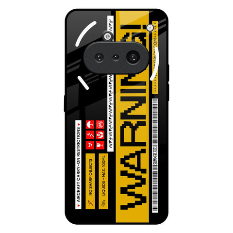 Aircraft Warning Nothing Phone 3a Glass Back Cover Online