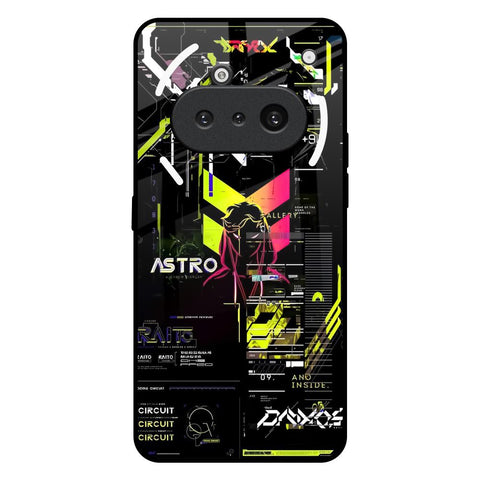 Astro Glitch Nothing Phone 3a Glass Back Cover Online