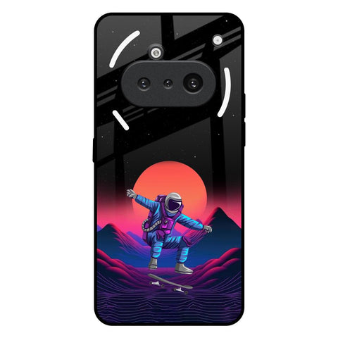Retro Astronaut Nothing Phone 3a Glass Back Cover Online