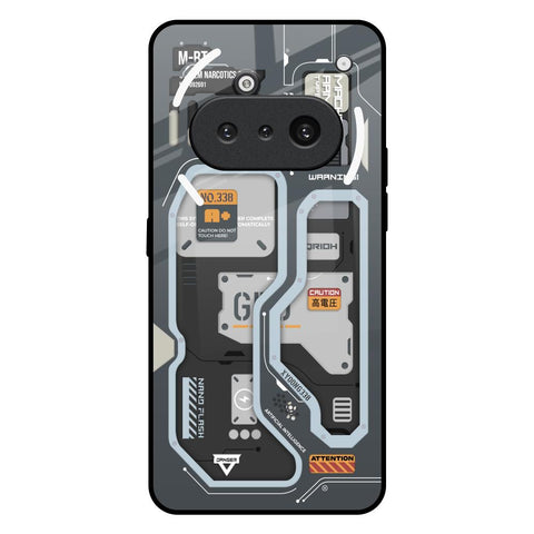 Retro Futuristic Nothing Phone 3a Glass Back Cover Online