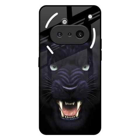 Angry Black Tiger Nothing Phone 3a Glass Back Cover Online