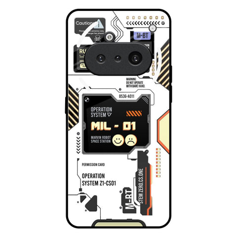 Tech Display Nothing Phone 3a Glass Back Cover Online