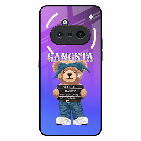 Gangsta Bear Nothing Phone 3a Glass Back Cover Online