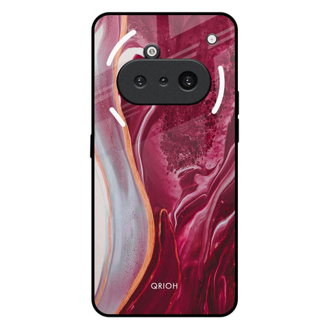 Crimson Ruby Nothing Phone 3a Glass Back Cover Online
