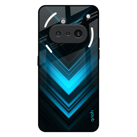 Vertical Blue Arrow Nothing Phone 3a Glass Back Cover Online