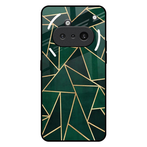 Abstract Green Nothing Phone 3a Glass Back Cover Online