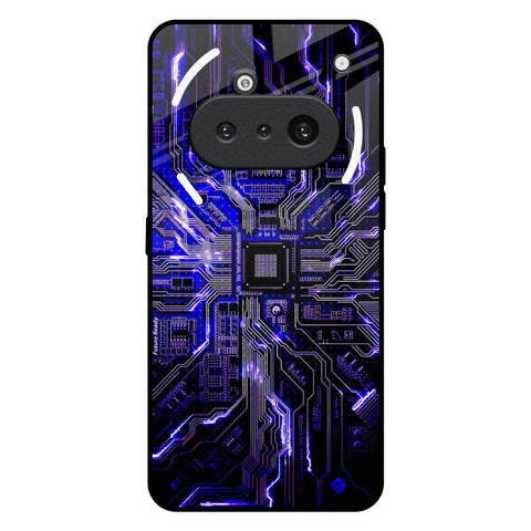 Techno Color Pattern Nothing Phone 3a Glass Back Cover Online