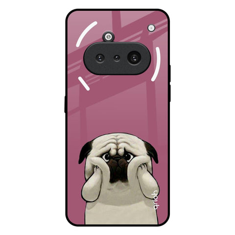 Funny Pug Face Nothing Phone 3a Glass Back Cover Online