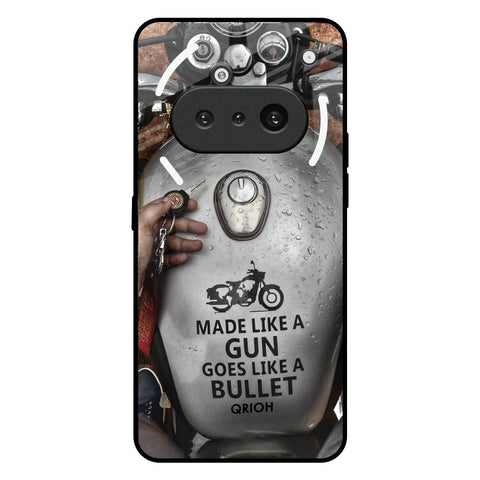 Royal Bike Nothing Phone 3a Glass Back Cover Online