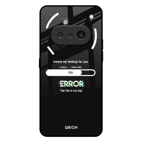 Error Nothing Phone 3a Glass Back Cover Online
