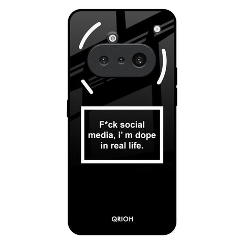 Dope In Life Nothing Phone 3a Glass Back Cover Online