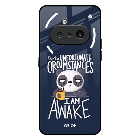 Struggling Panda Nothing Phone 3a Glass Back Cover Online
