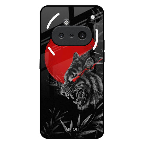 Red Moon Tiger Nothing Phone 3a Glass Back Cover Online