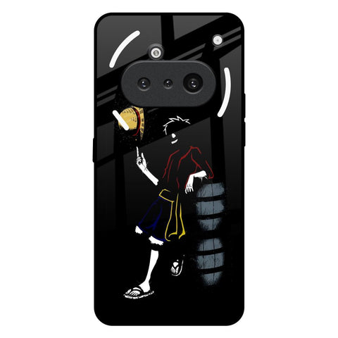 Luffy Line Art Nothing Phone 3a Glass Back Cover Online