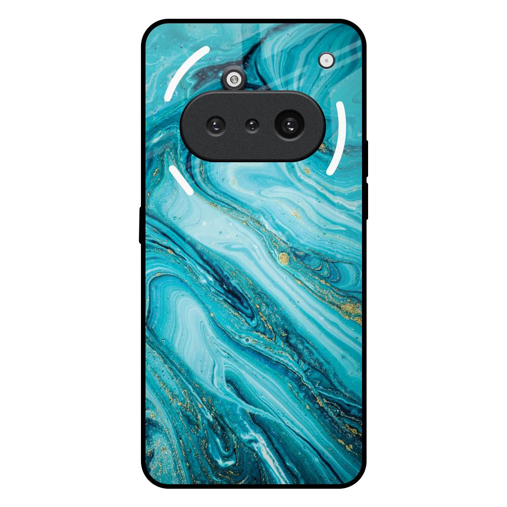 Ocean Marble Nothing Phone 3a Glass Back Cover Online
