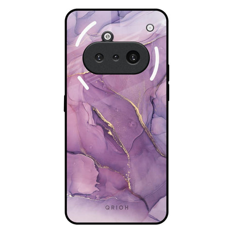 Purple Gold Marble Nothing Phone 3a Glass Back Cover Online