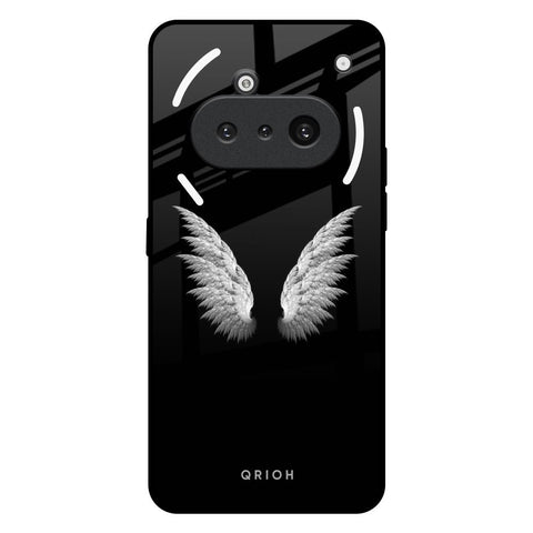 White Angel Wings Nothing Phone 3a Glass Back Cover Online