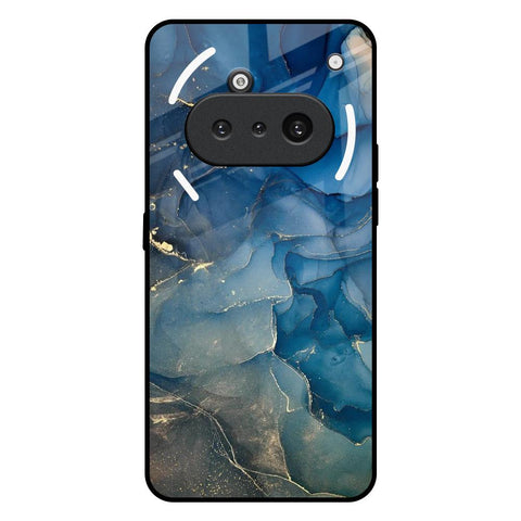 Blue Cool Marble Nothing Phone 3a Glass Back Cover Online