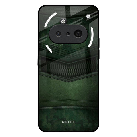 Green Leather Nothing Phone 3a Glass Back Cover Online