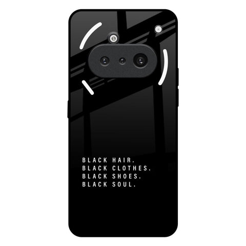 Black Soul Nothing Phone 3a Glass Back Cover Online