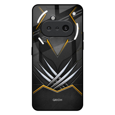 Black Warrior Nothing Phone 3a Glass Back Cover Online