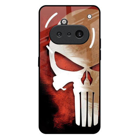 Red Skull Nothing Phone 3a Glass Back Cover Online