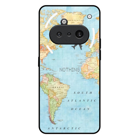 Fly Around The World Nothing Phone 3a Glass Back Cover Online