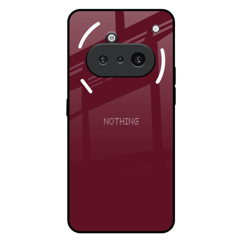 Classic Burgundy Nothing Phone 3a Glass Back Cover Online