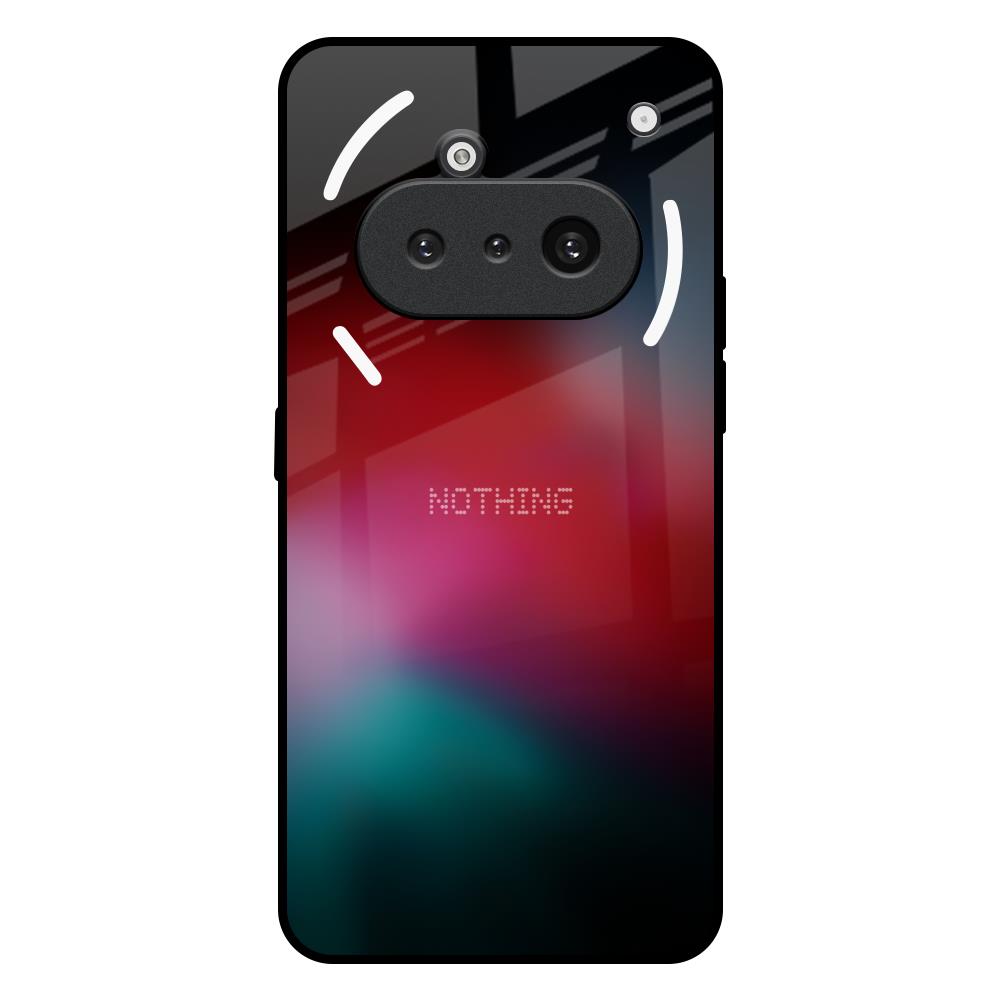 Mystere Red Nothing Phone 3a Glass Back Cover Online