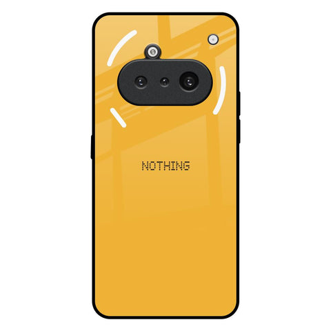 Fluorescent Yellow Nothing Phone 3a Glass Back Cover Online
